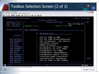Toolbox Selection Screen (2 of 3) 