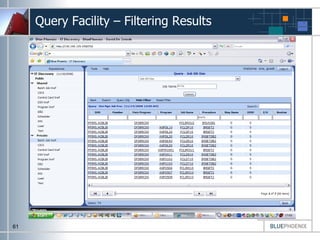 Query Facility – Filtering Results 