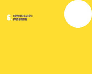 COMMUNICATION :
ÉVÉNEMENTS6.
 
