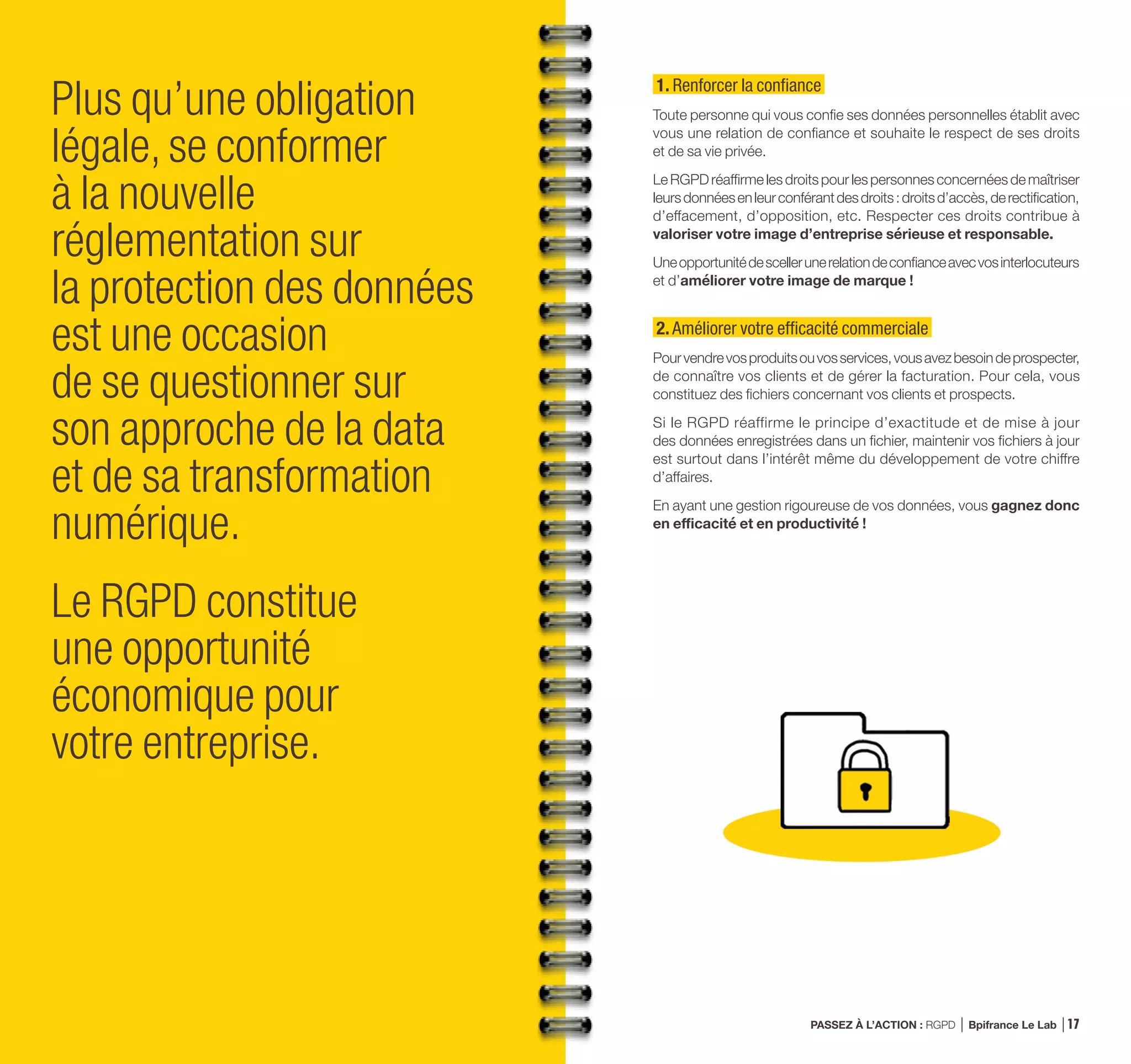 Guide pratique de sensibilisation au RGPD par Bpifrance Le Lab et la ...