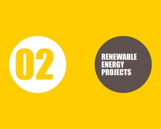Continuum
of renewable energy projects
SUPPORT
EMERGING
SECTORS
FINANCE
THE PRE-
PROJECT
PHASE
Methanation:
• In order to ...
