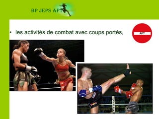 de certaines activités dont les conditions de pratiques supposent une qualification ad - hoc : l'escalade,BP JEPS APTAPT