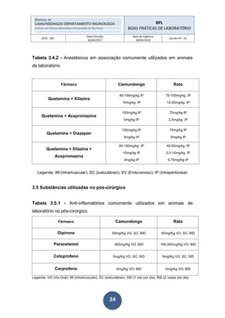 Boas Práticas de Laboratório - Biotério de Camundongos Departamento d…