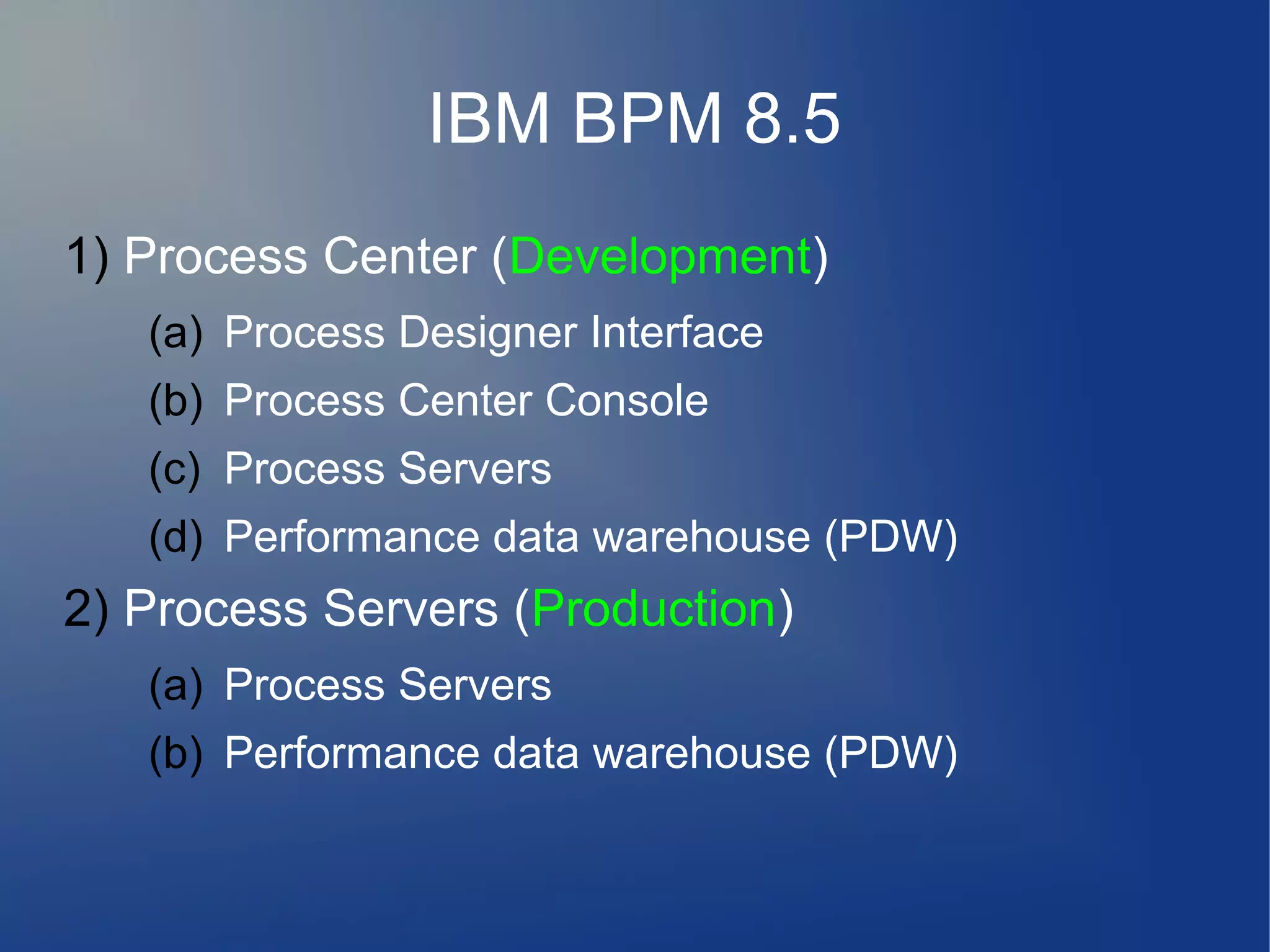 IBM Business Process Management 8.5 | PPT