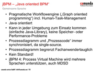 BPM & SOA - Prozesse sind keine Workflows