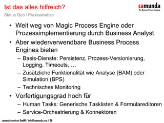 BPM & SOA - Prozesse sind keine Workflows