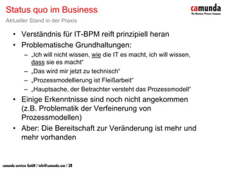 BPM & SOA - Prozesse sind keine Workflows