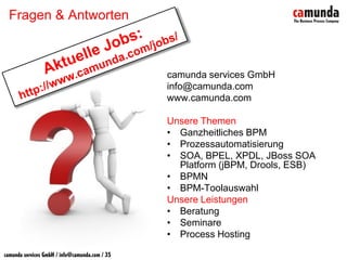 BPM & SOA - Prozesse sind keine Workflows