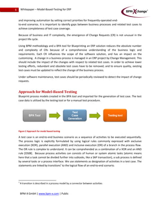 BPM-X Model-based-testing for ERP 01-2012 | PDF