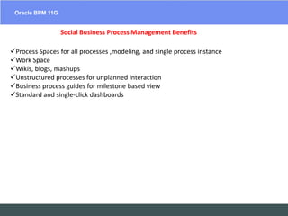 Business catalog of objects and servicesOracle BPM 11GEAIESB  Software Solutions – SOA Suites