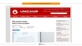 T Á T I C A S D E E N G A J A M E N T O
 