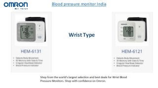 Blood pressure monitor India
Wrist Type
 