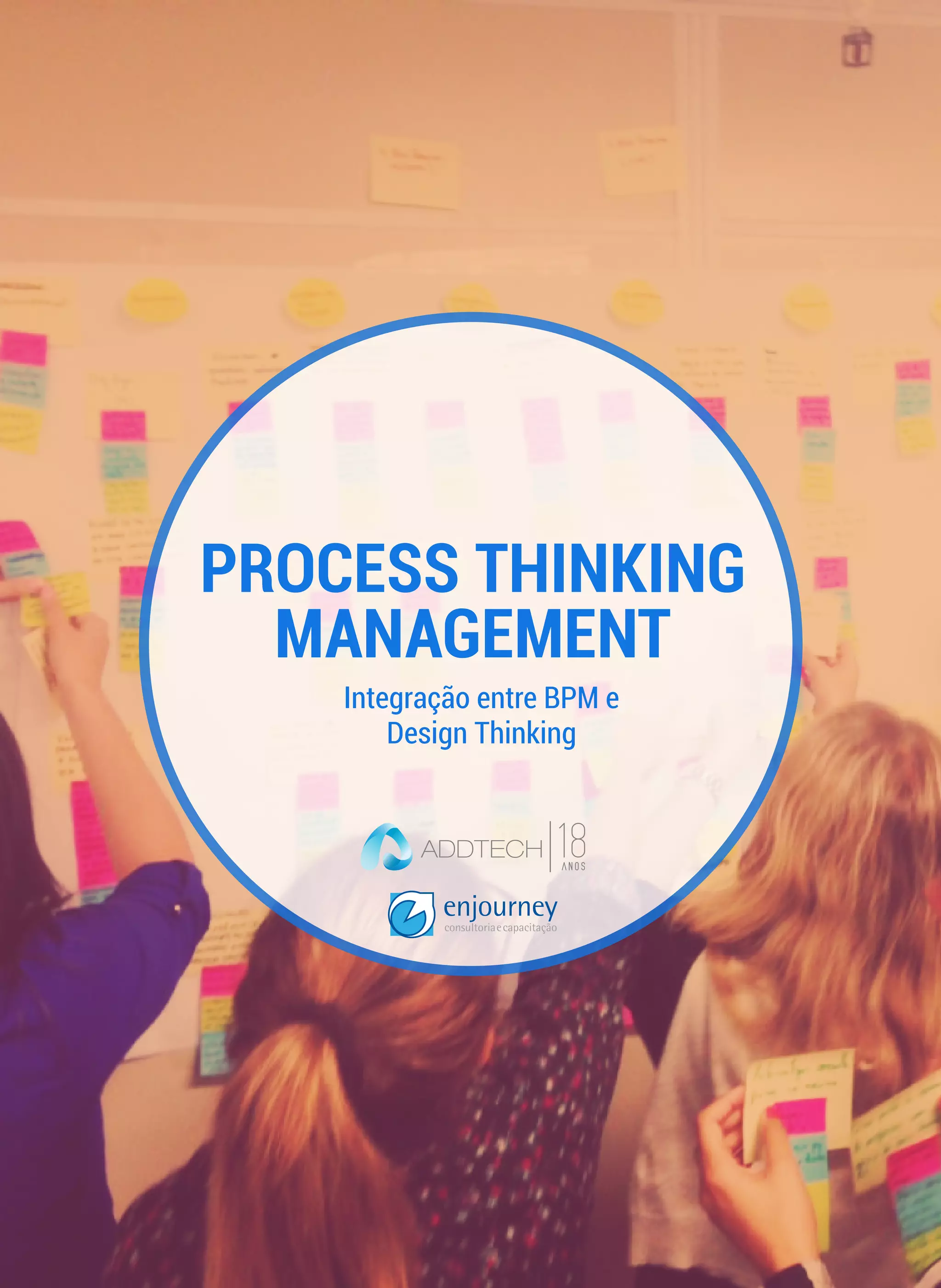 PROCESS THINKING
MANAGEMENT
Integração entre BPM e
Design Thinking
 