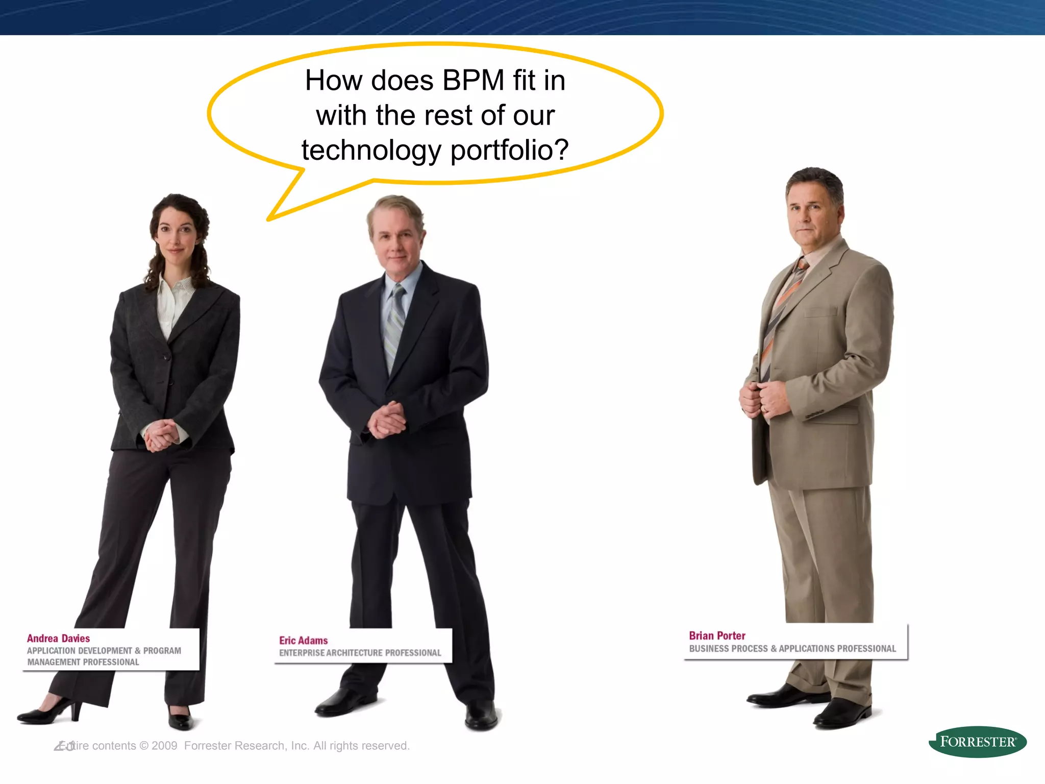 How does BPM fit in with the rest of our technology portfolio? 