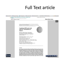 Full Text article
 