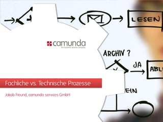 Fachliche vs. Technische Prozesse
Jakob Freund, camunda services GmbH
 