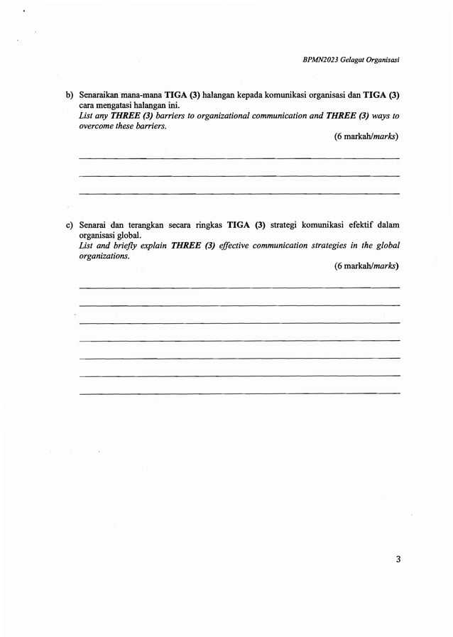 Bpmn 2023 past year pdf