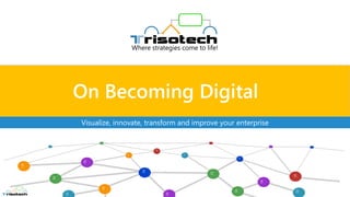 On Becoming Digital
Where strategies come to life!
Visualize, innovate, transform and improve your enterprise
 
