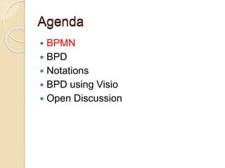 BPMN Introduction and BPD in Visio | PDF