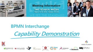 BPMN Interchange
Capability Demonstration
 