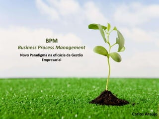 BPM BusinessProcessManagement Novo Paradigma na eficácia da Gestão Empresarial Carlos Araújo 