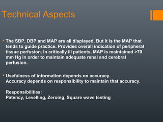 Map R100 Bp Non Invasive and Invasive Blood pressure monitoring RRT | PPT