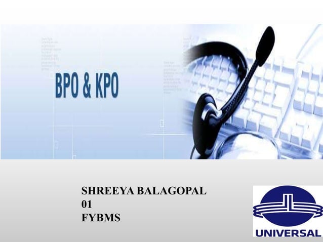 Bpo and kpo | PPTX
