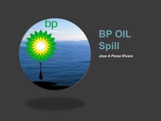 BP OIL Spill  Jose A Perea Rivera 