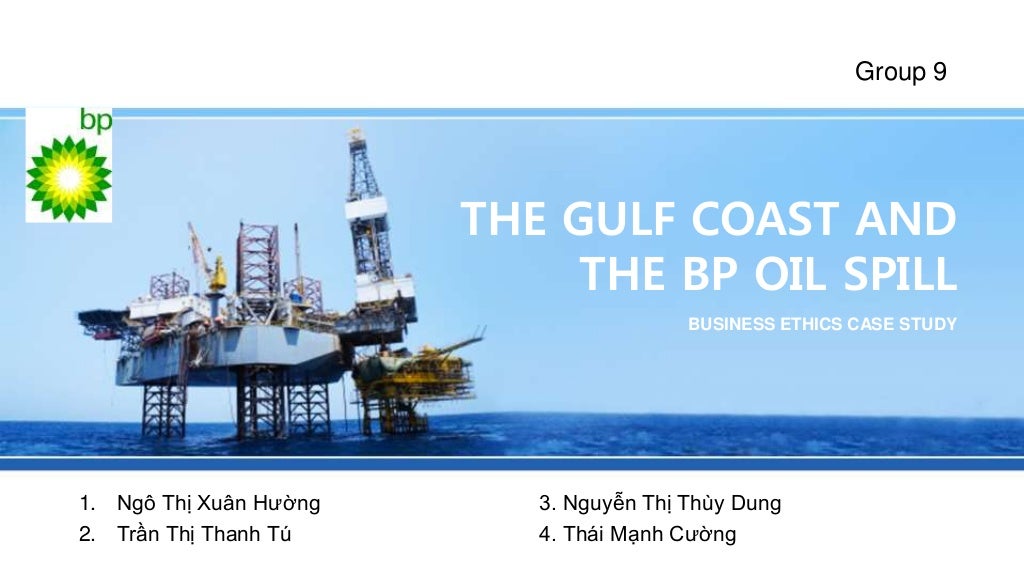 bp's deepwater oil spill case study analysis