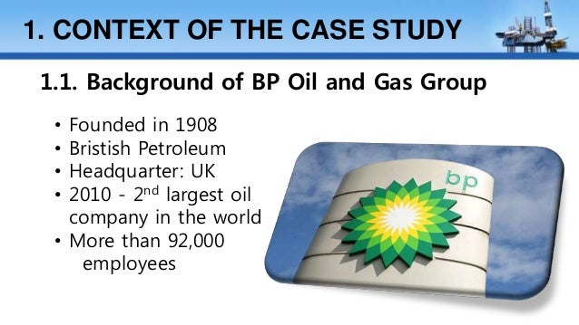 bp oil case study