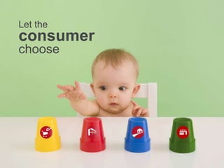 Let the
consumer
choose
 