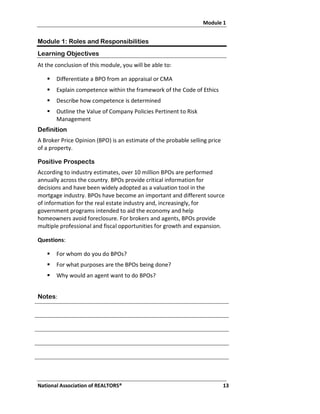 Broker price opinion instruction manual | PDF