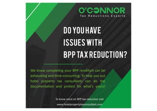  Having issues with BPP tax reduction? 