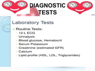 DIAGNOSTIC
TESTS
 