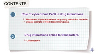 Role of cytochrome P450 in drug interactions,Drug interactions linked ...