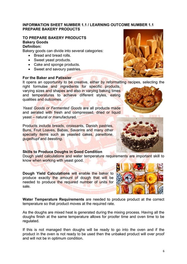 BREAD AND PASTRY PRODUCTION CBLM PDF