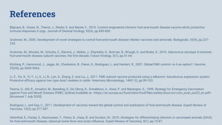 Generic Manufacturing Process of Foot & Mouth Disease Vaccines | PPTX