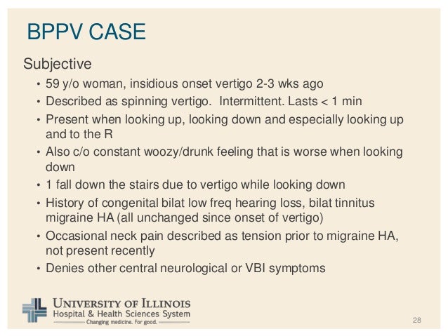Dizziness case study image