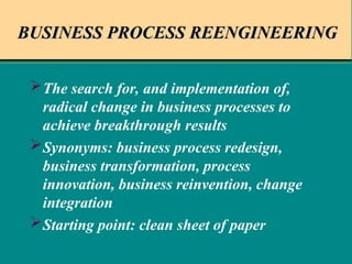 ERPBusiness Process Reengineering BPR.ppt