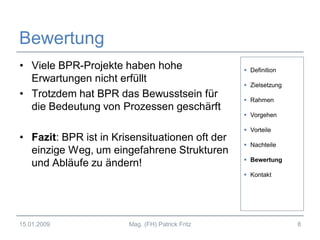 Business Process Reengineering