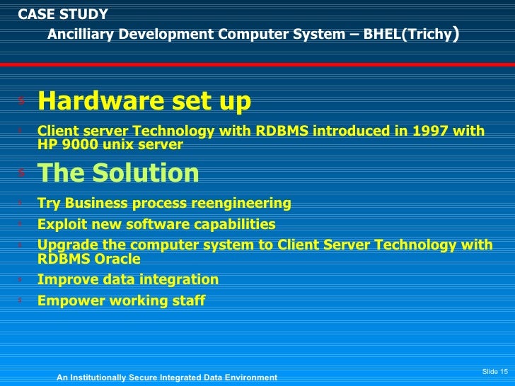Bpr case study picture