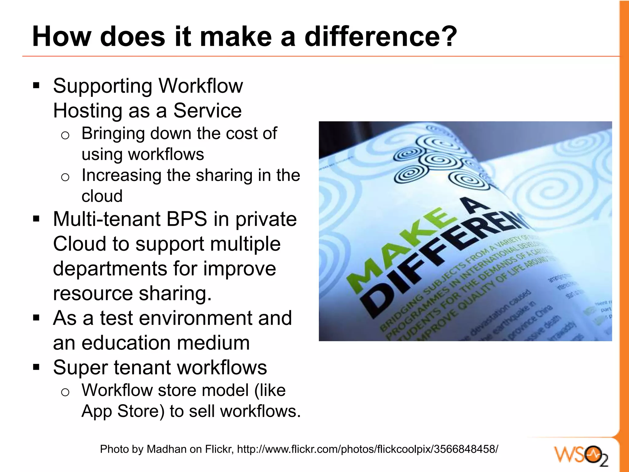 Performance Setup Multi-tenant and non-multi-tenant versions Run 200 workflows from each clientOverhead is minimalMT supports only add few additional lookups and checksJava Security does not come in to play as we do not run user provided code. 