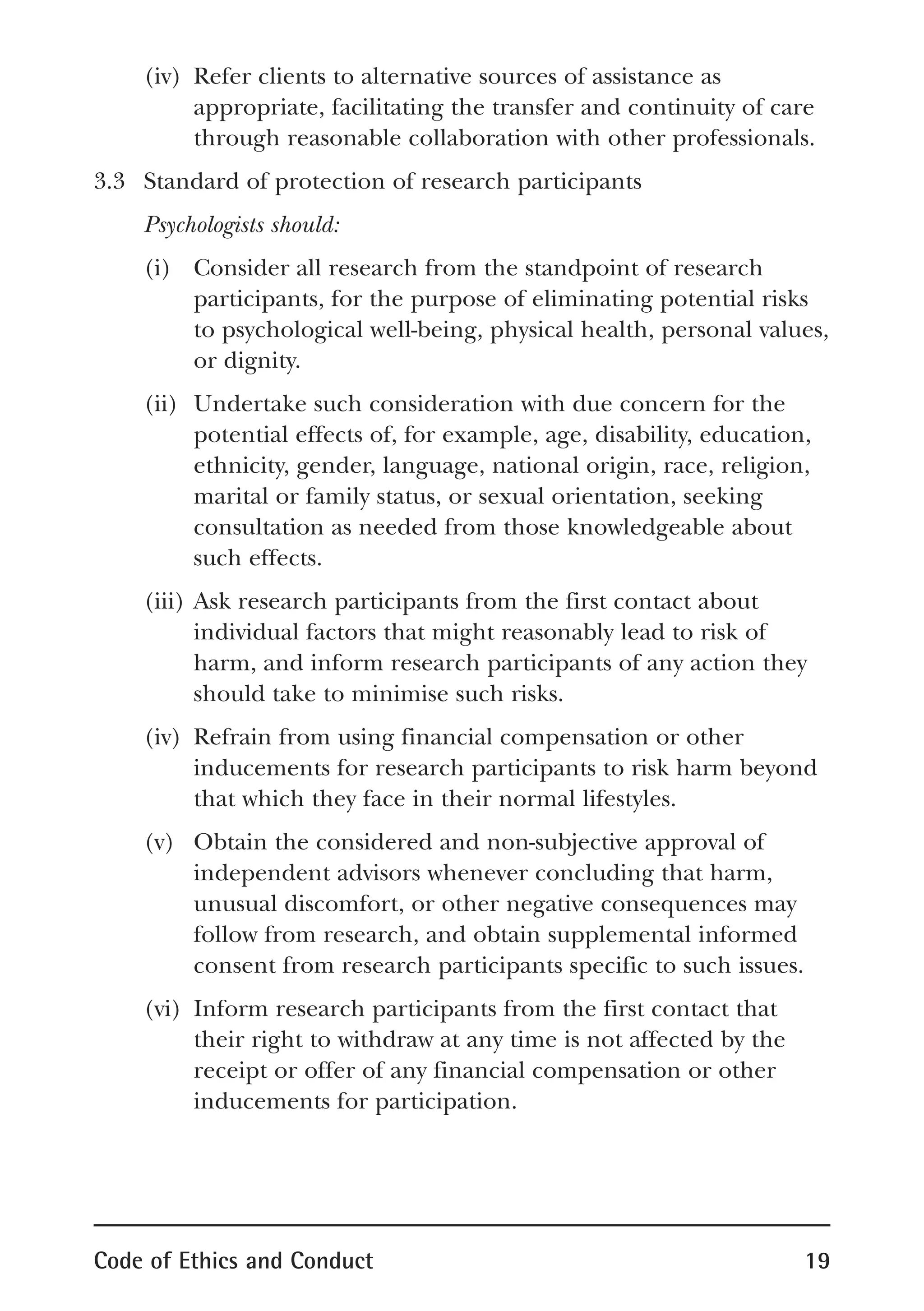 Bps code of ethics | PDF