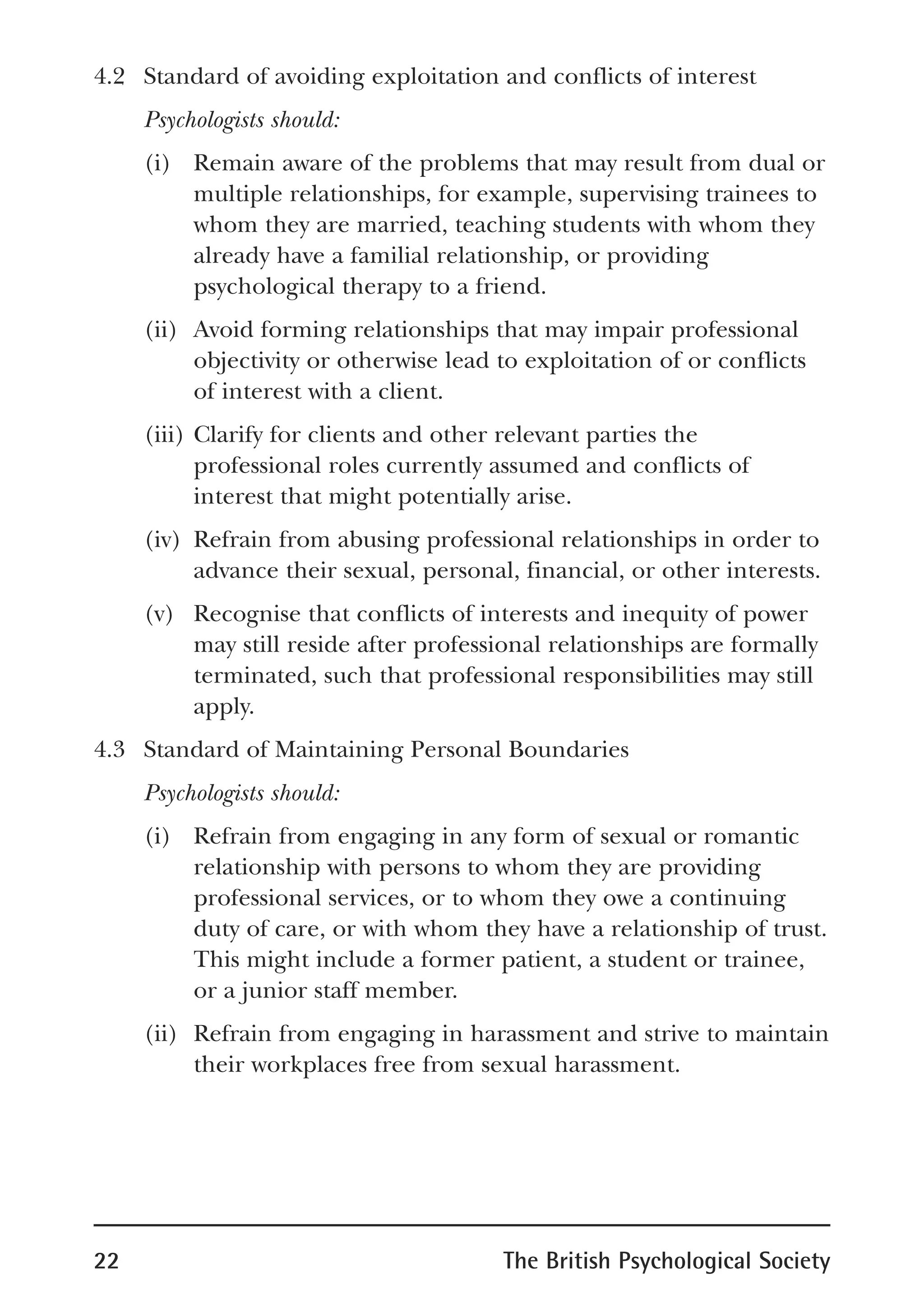 Bps code of ethics | PDF