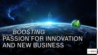 ___BOOSTING
PASSION FOR INNOVATION
AND NEW BUSINESS
 