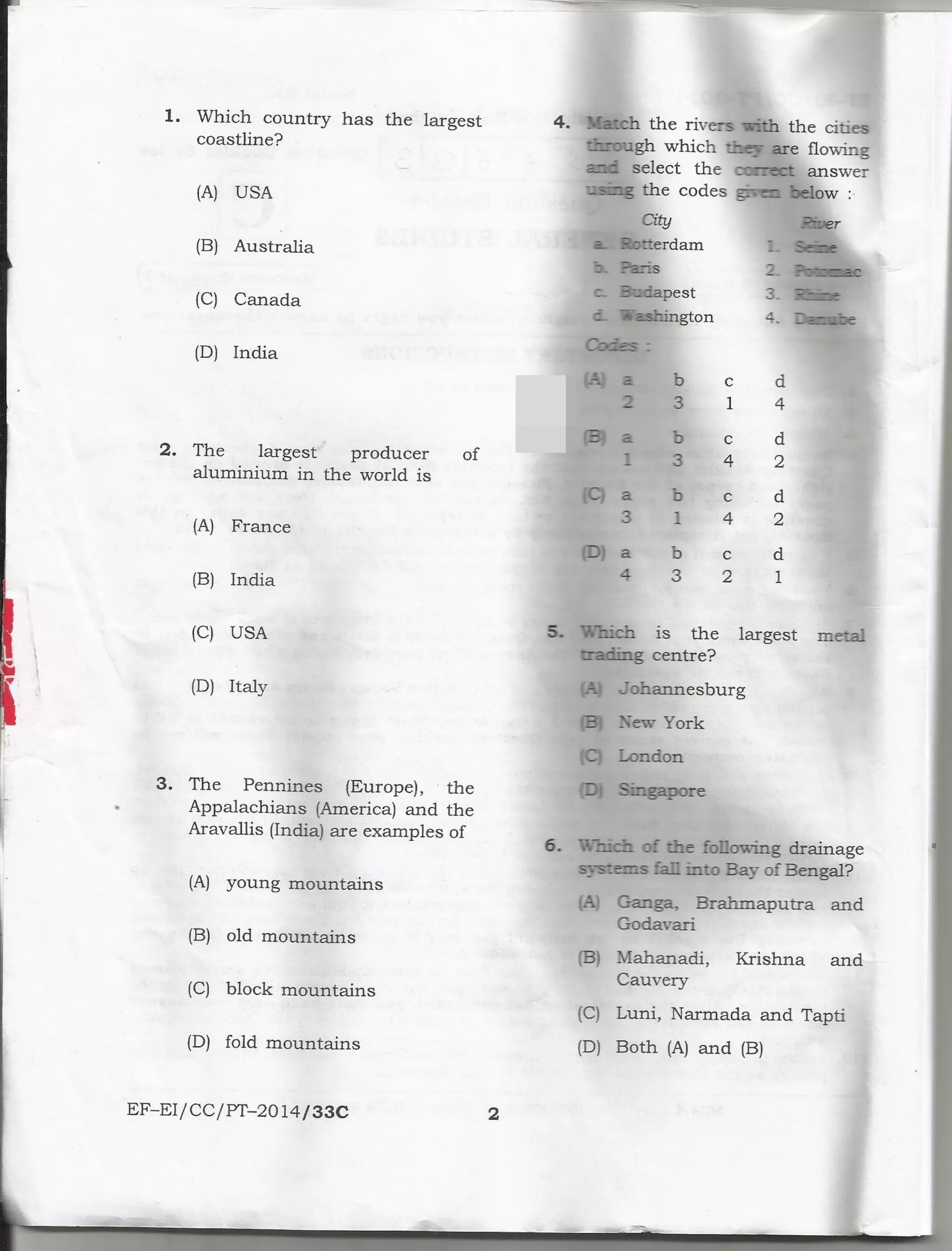 BPSC Q.Papers 2015