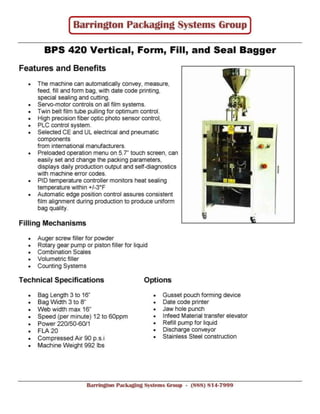 Bpsg Equipment Info Documents