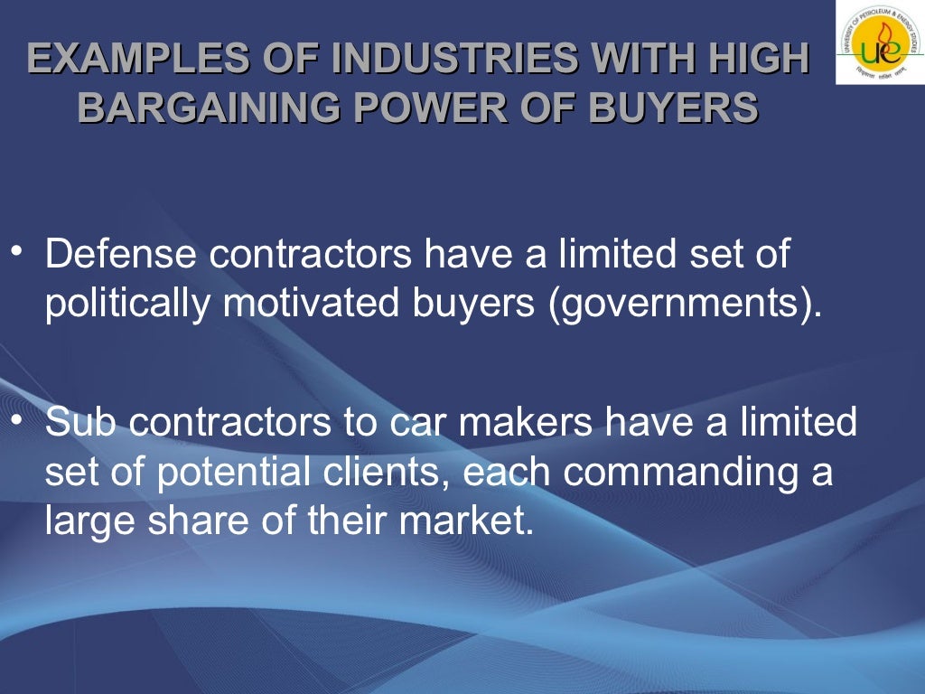 Bpsm bargaining power of buyers