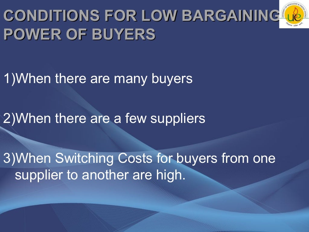 Bpsm bargaining power of buyers