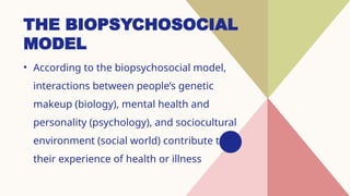 Comprehensive Overview of the Biopsychosocial Medical Model in Mental ...